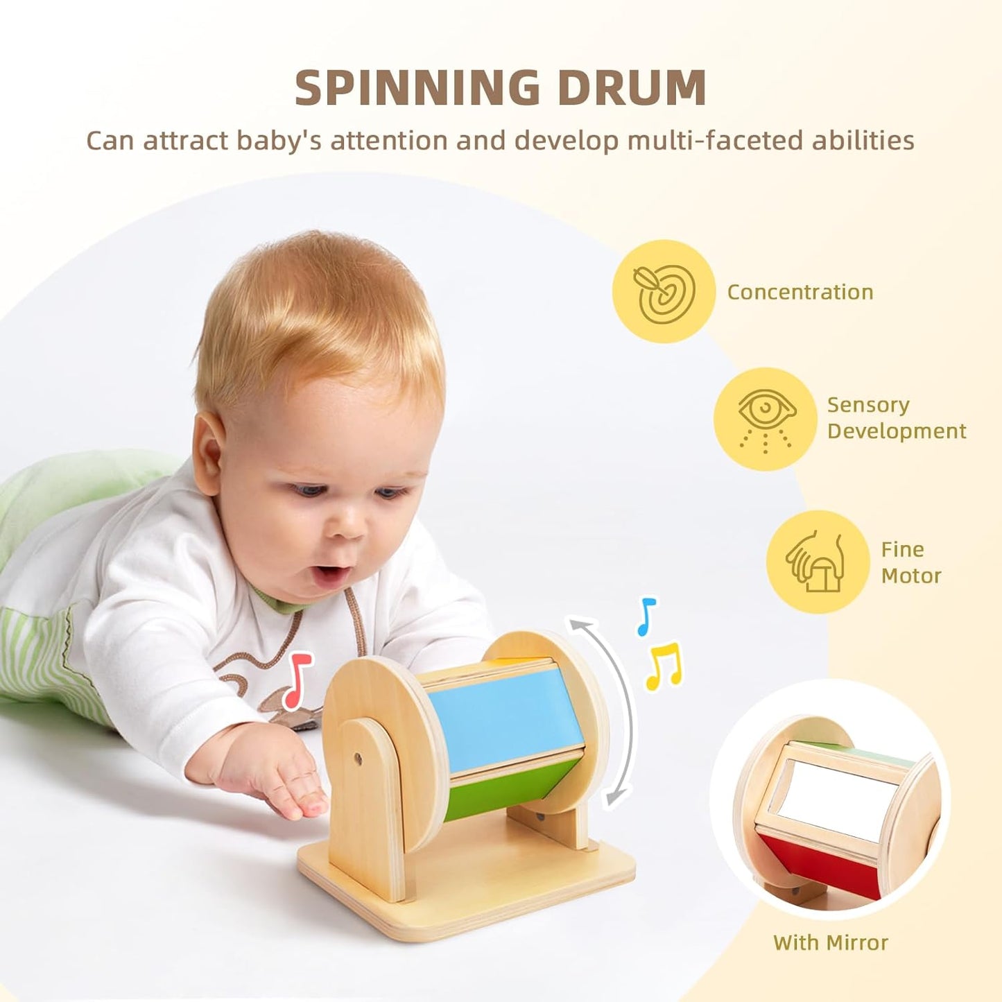 Baby Toys 0-6 Months – 7-in-1 Newborn Gift Set with Teethers, Sensory Balls & High-Contrast Flash Cards"