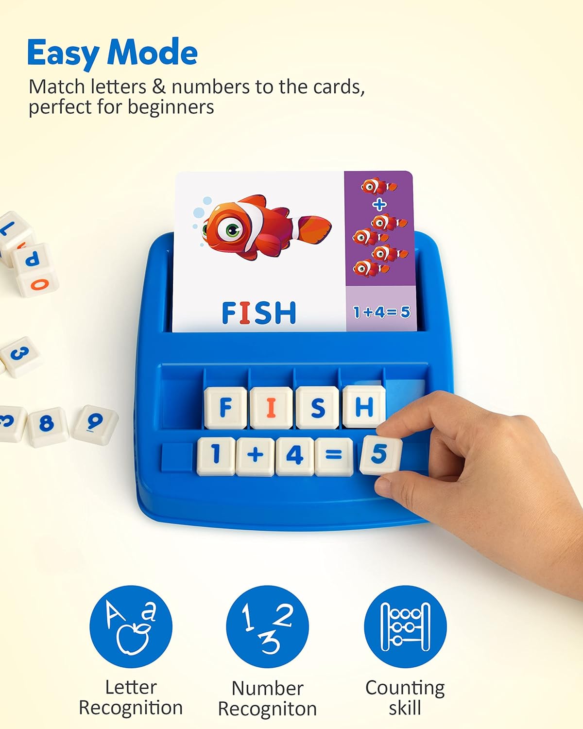 Alphabet Spelling Reading Flash Cards and Alphabet & Number Matching Game