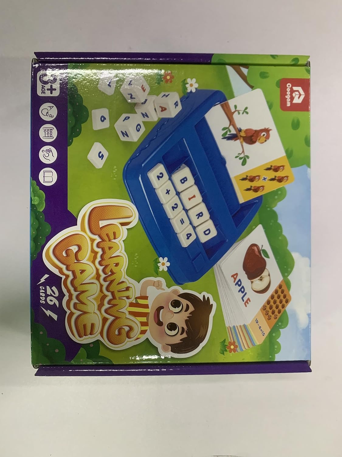 Alphabet Spelling Reading Flash Cards and Alphabet & Number Matching Game