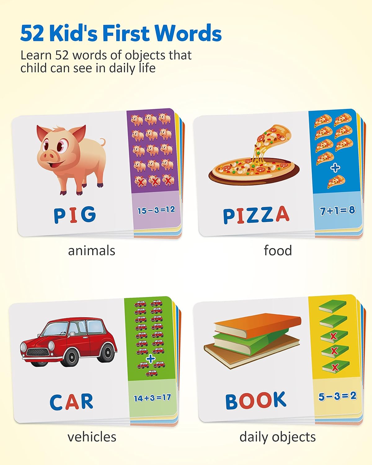 Alphabet Spelling Reading Flash Cards and Alphabet & Number Matching Game