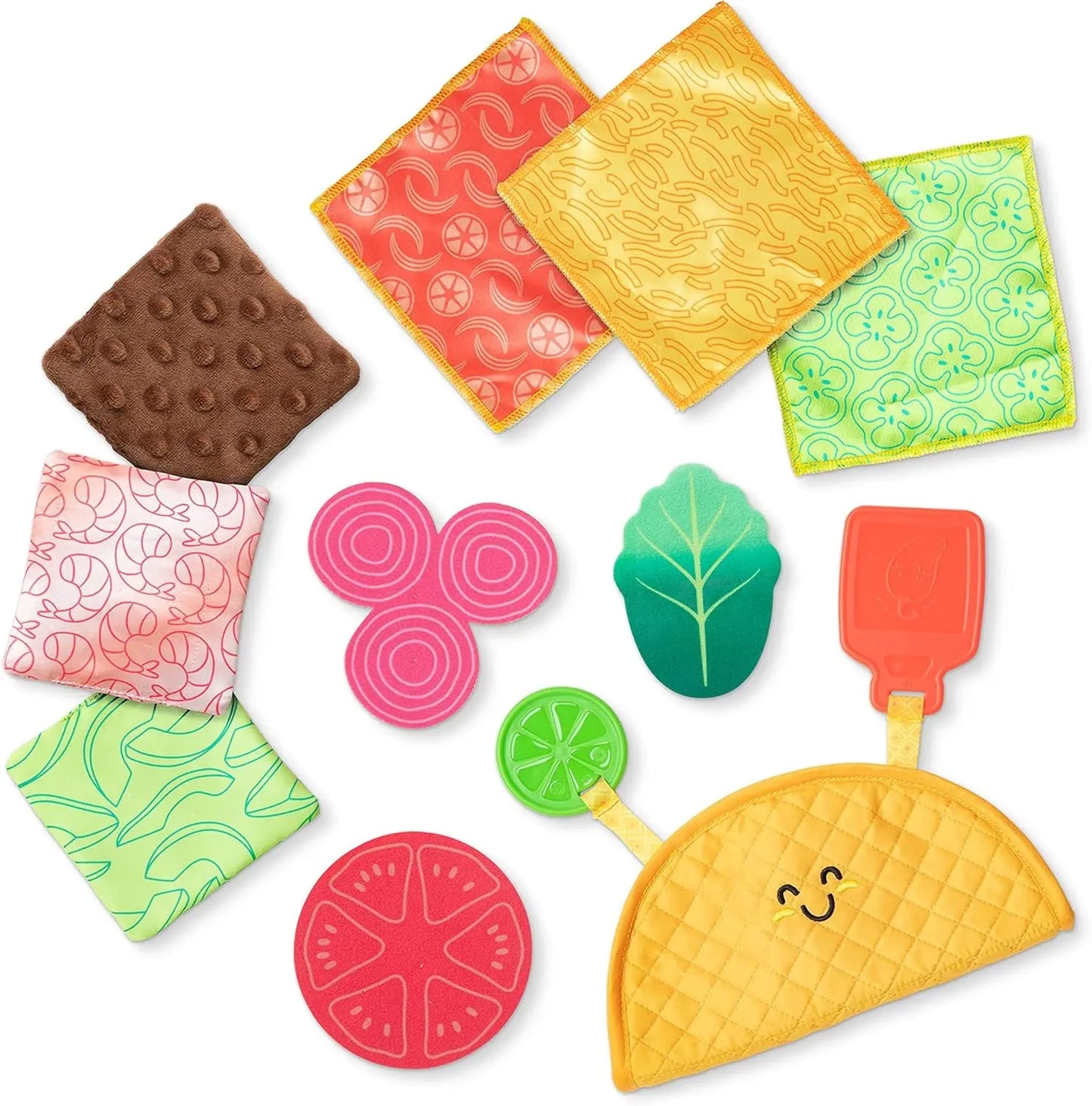 Multi-Sensory Soft Taco Fill & Spill Infant Toysensory Toys for Babies, Baby Taco Toy, Baby Toys for Ages 6 Months and Older