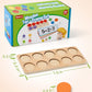 Wooden Ten-Frame Set Math Manipulatives for Kindergarten Elementary 1St 2Nd Grade Homeschooling, Addition and Subtraction Montessori Math Games for Chirldren, Counters Toys for Kids Ages 3-8