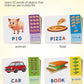 Alphabet Spelling Reading Flash Cards and Alphabet & Number Matching Game 