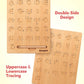Montessori Alphabet Tracing Board - Double-Sided Wooden ABC Learning Toy (Ages 3-5) Akili Kidz