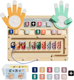 Montessori Math Counting Toy - Magnetic Number Maze for Kids 3+ (TOP BRIGHT)