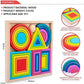 wooden shape sorter with color recognition