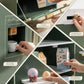 Play Kitchen Refrigerator for Kids - Vintage Green Toy Fridge with Accessories (Ages 3-8) Robud