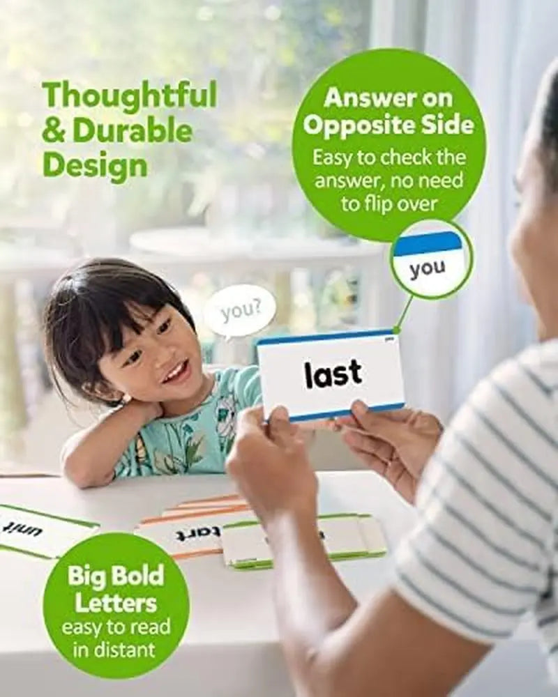 Sight Words Flash Cards for Kids - 520 Dolch & Fry Word Set (Pre-K to 3rd Grade)