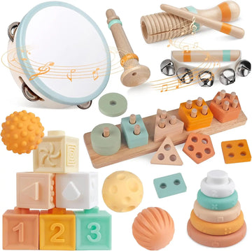 wooden musical toys for toddlers 1-3 years