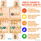 Fun Addition & Subtraction Flash Cards for Toddler Learning & Kindergarten Montessori Play